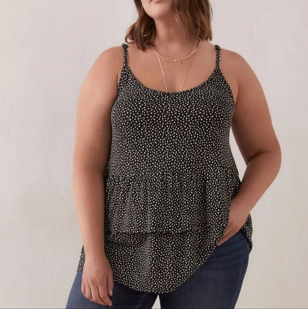 Pennington's 2x Polka Dot Top - Picture 3 of 3